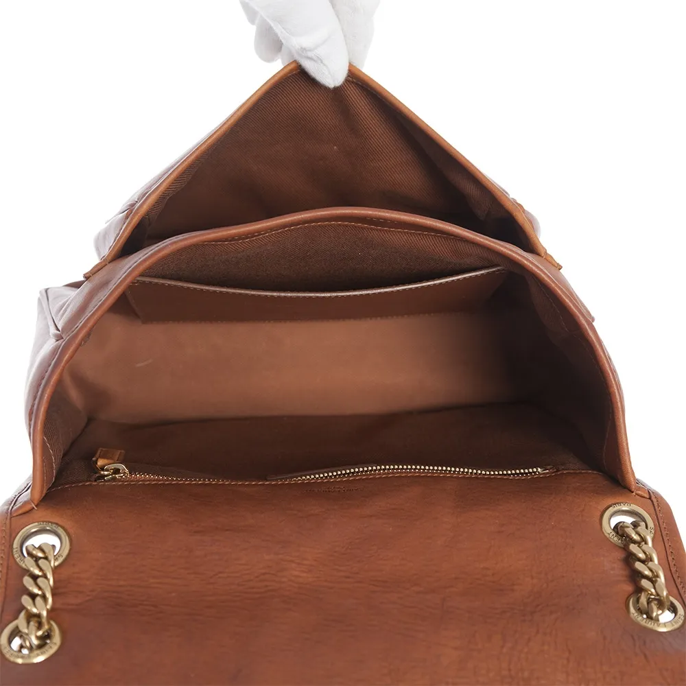 Saint Laurent Bolso Niki Mediano Marrón