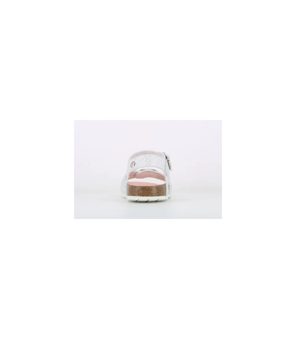SANDALIA BIO BLANCOPLATA