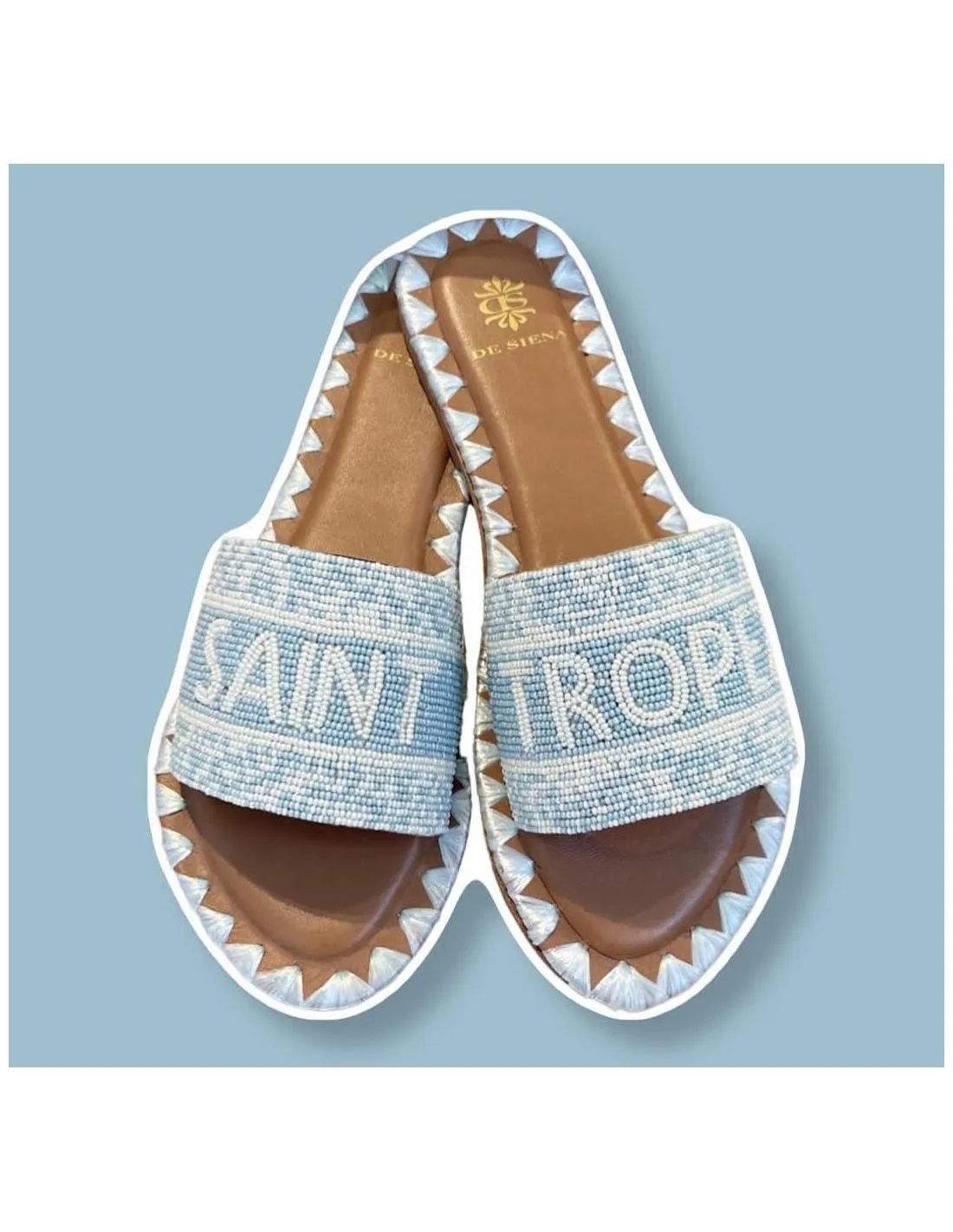 SANDALIA DE CUERO DE SIENA SAINT TROPEZ