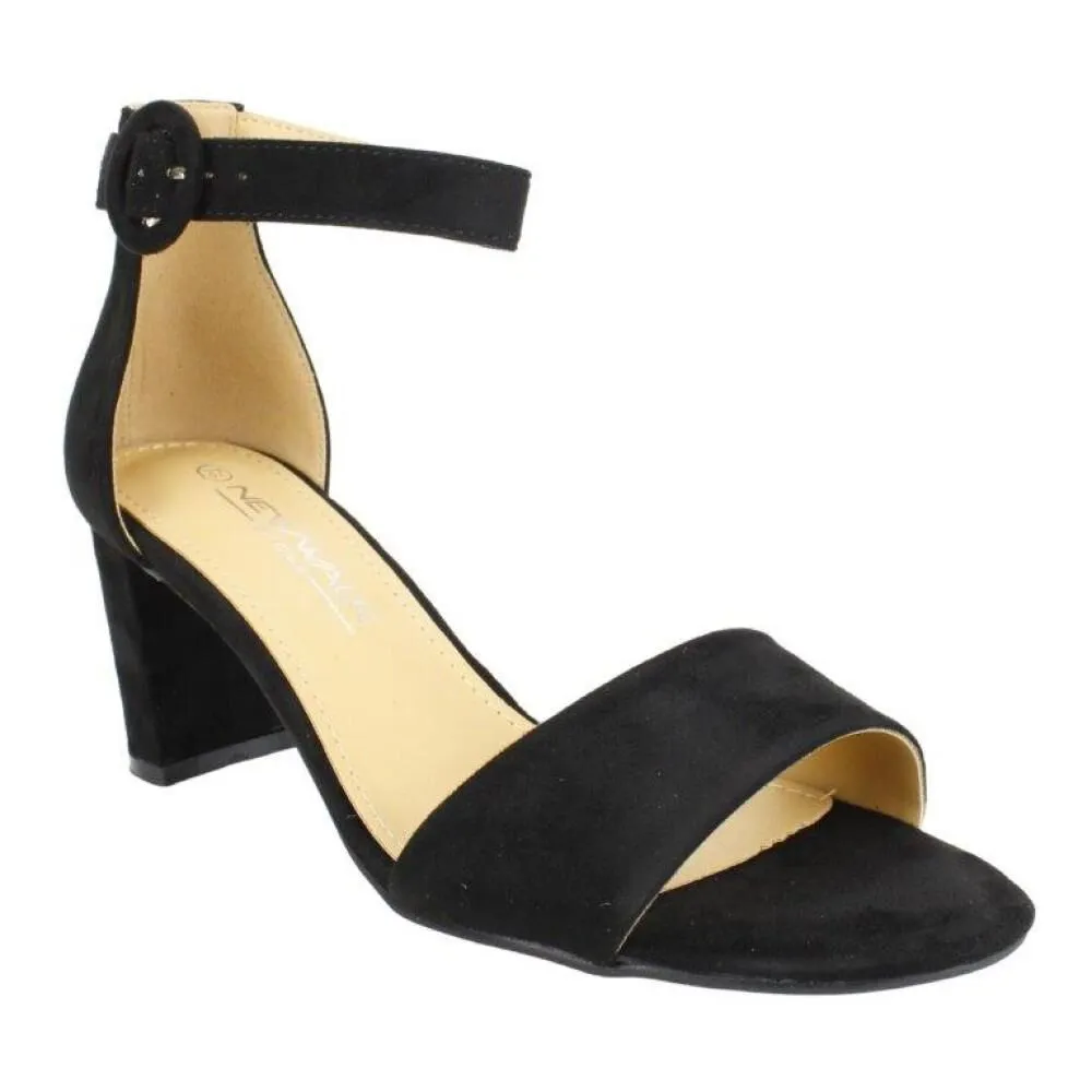 Sandalia Mujer New Walk Negro
