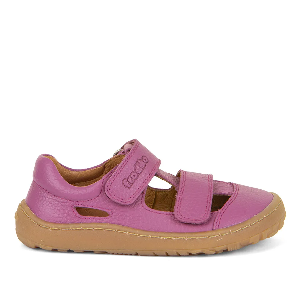 Sandalia respetuosa Velcros Fucsia – Froddo Barefoot