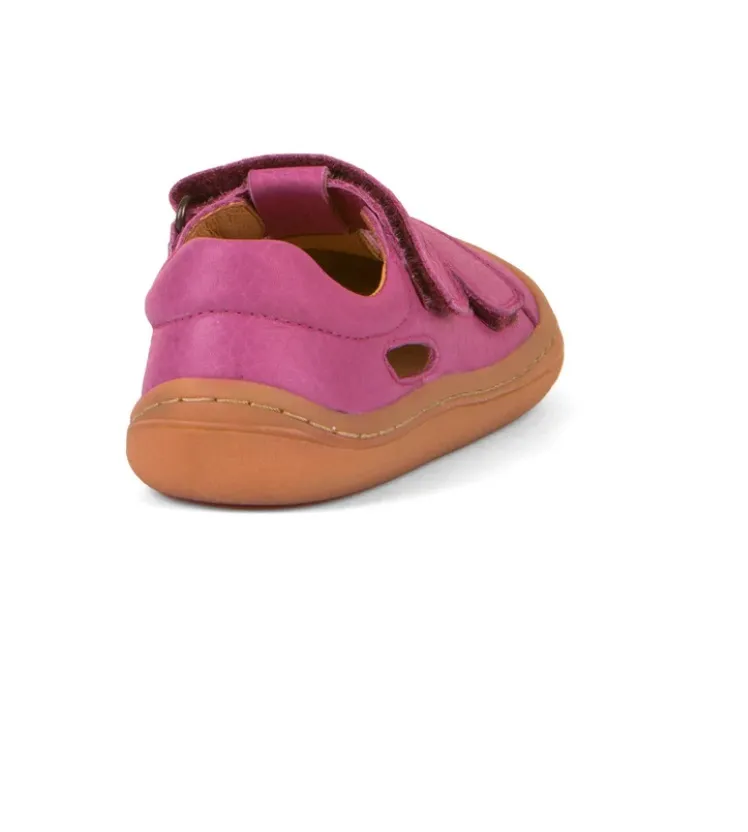Sandalia respetuosa Velcros Fucsia – Froddo Barefoot