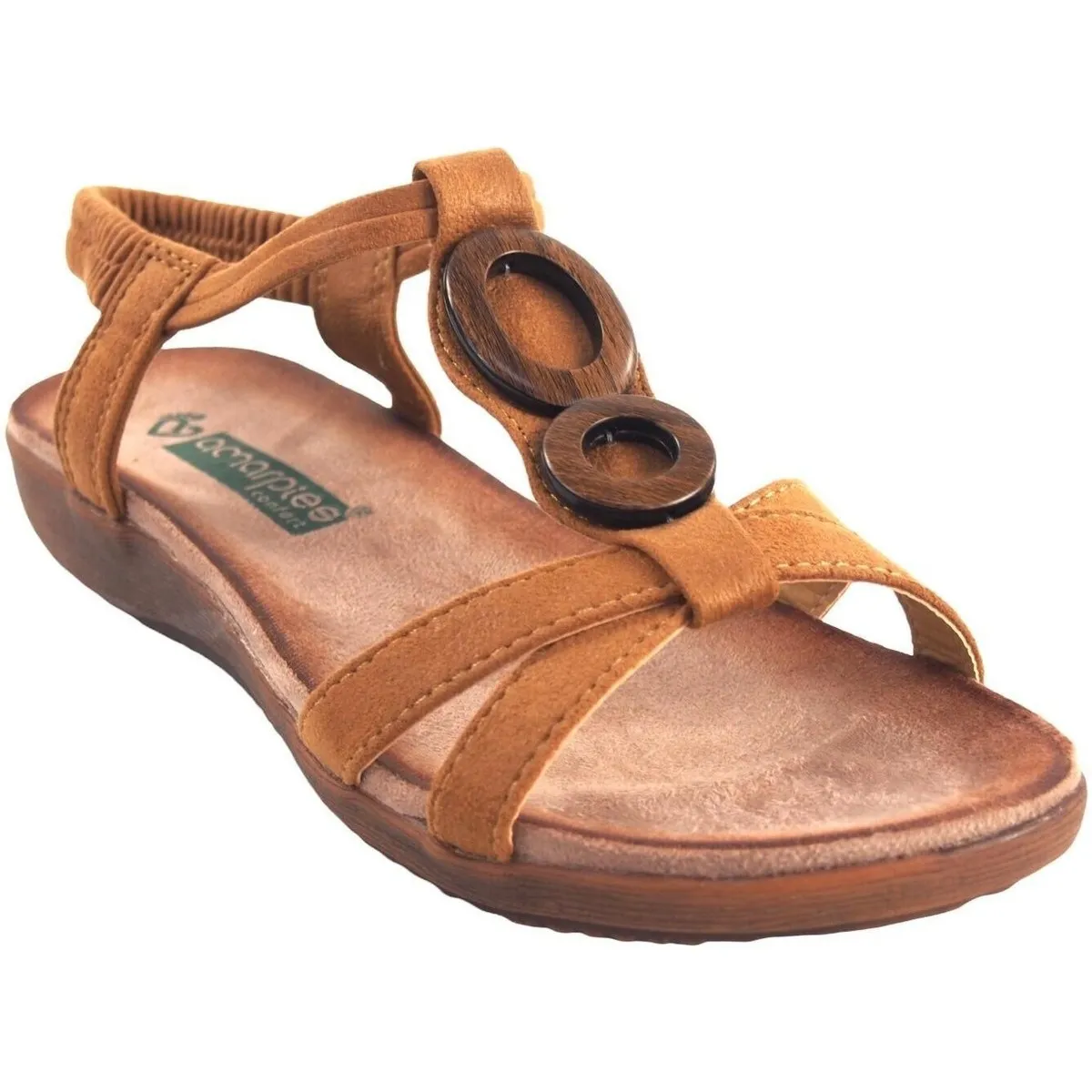 Sandalia señora  17064 abz cuero