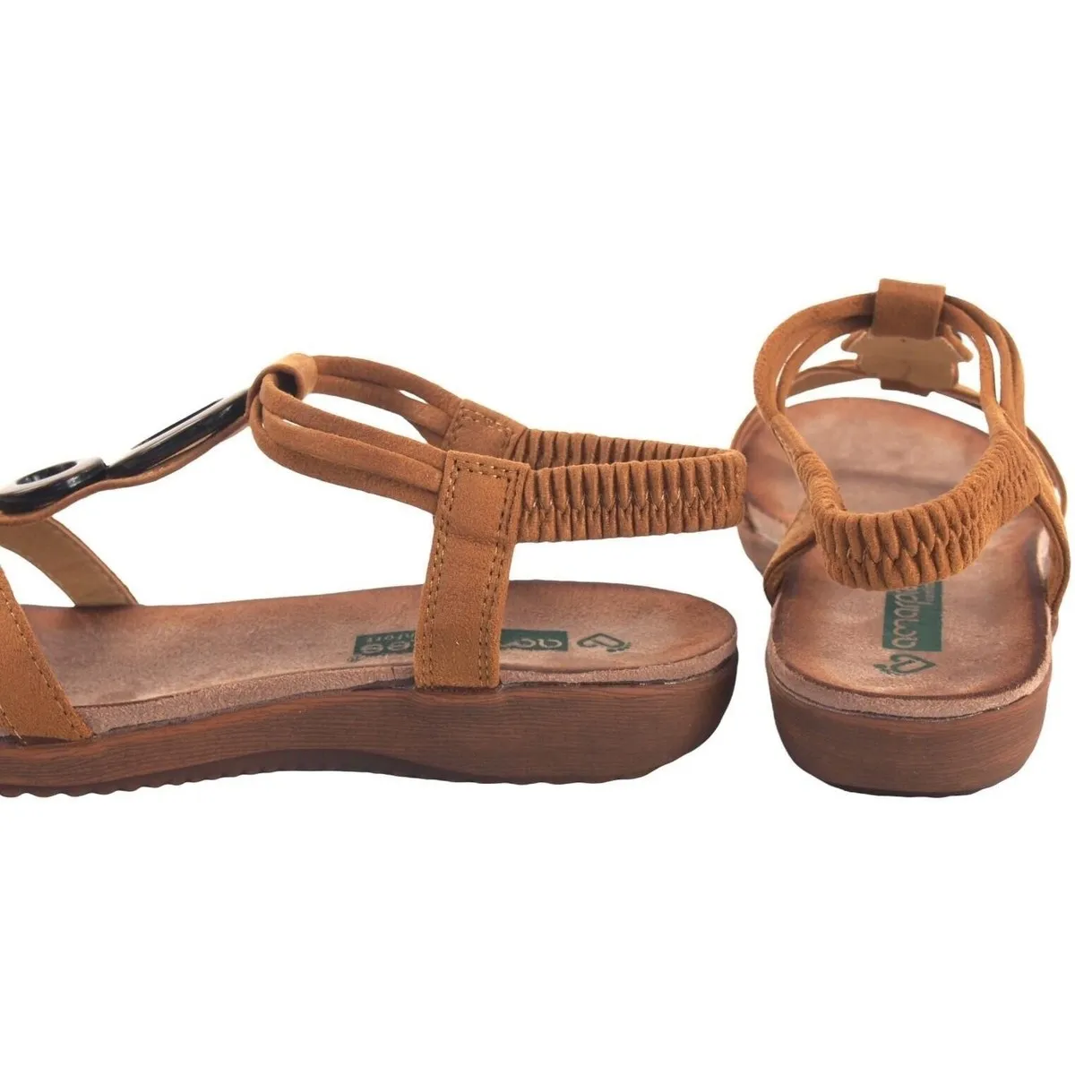 Sandalia señora  17064 abz cuero
