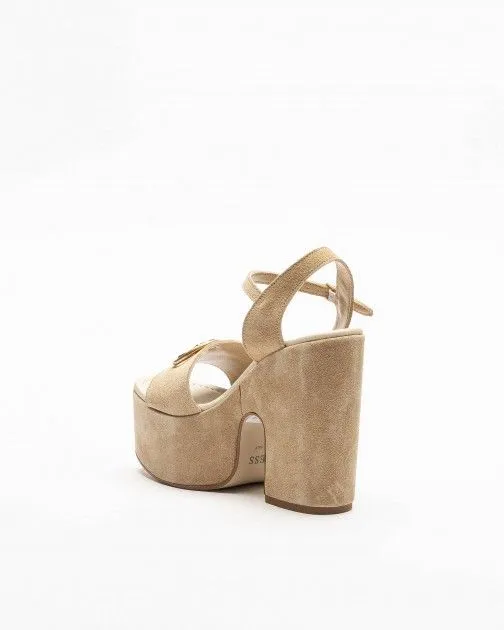 Sandalias de plataforma Guess FLJCLOSUE04 Beige