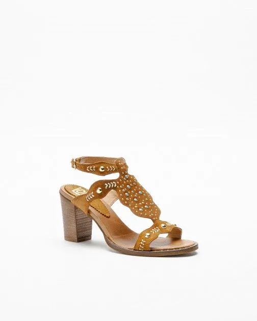 Sandalias de tacón alto Loft Ash 10 Camel