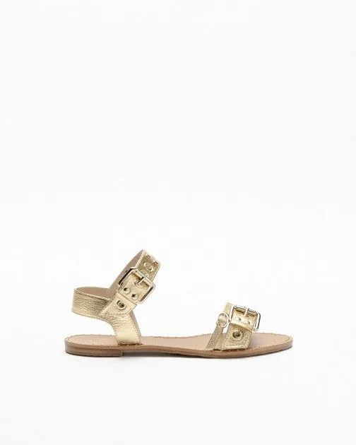 Sandalias planas PROF 183011 Dorado