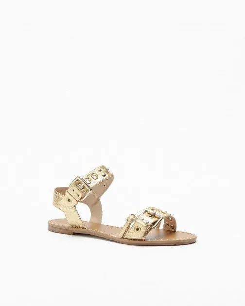 Sandalias planas PROF 183011 Dorado