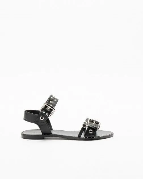 Sandalias planas PROF 183011 Negro