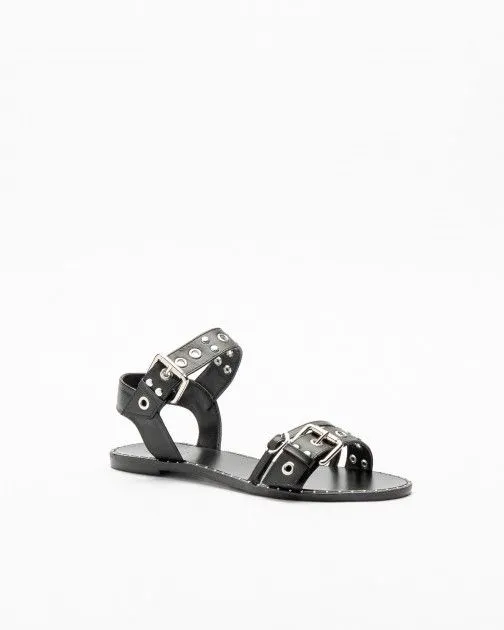 Sandalias planas PROF 183011 Negro