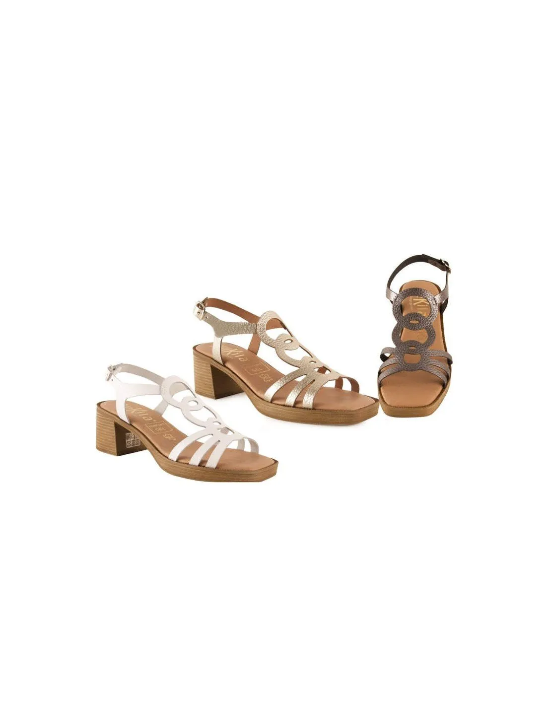 Sandalias Tacón Cómodas