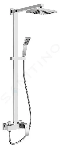 SAPHO GINKO  CONJUNTO DE DUCHA 200 CON GRIFO, CROMO 110143