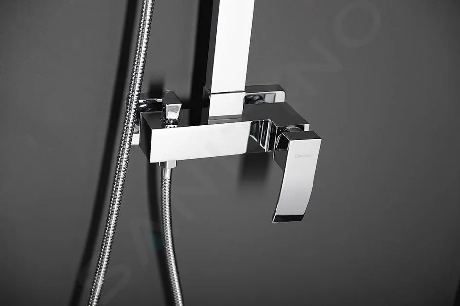 SAPHO GINKO  CONJUNTO DE DUCHA 200 CON GRIFO, CROMO 110143