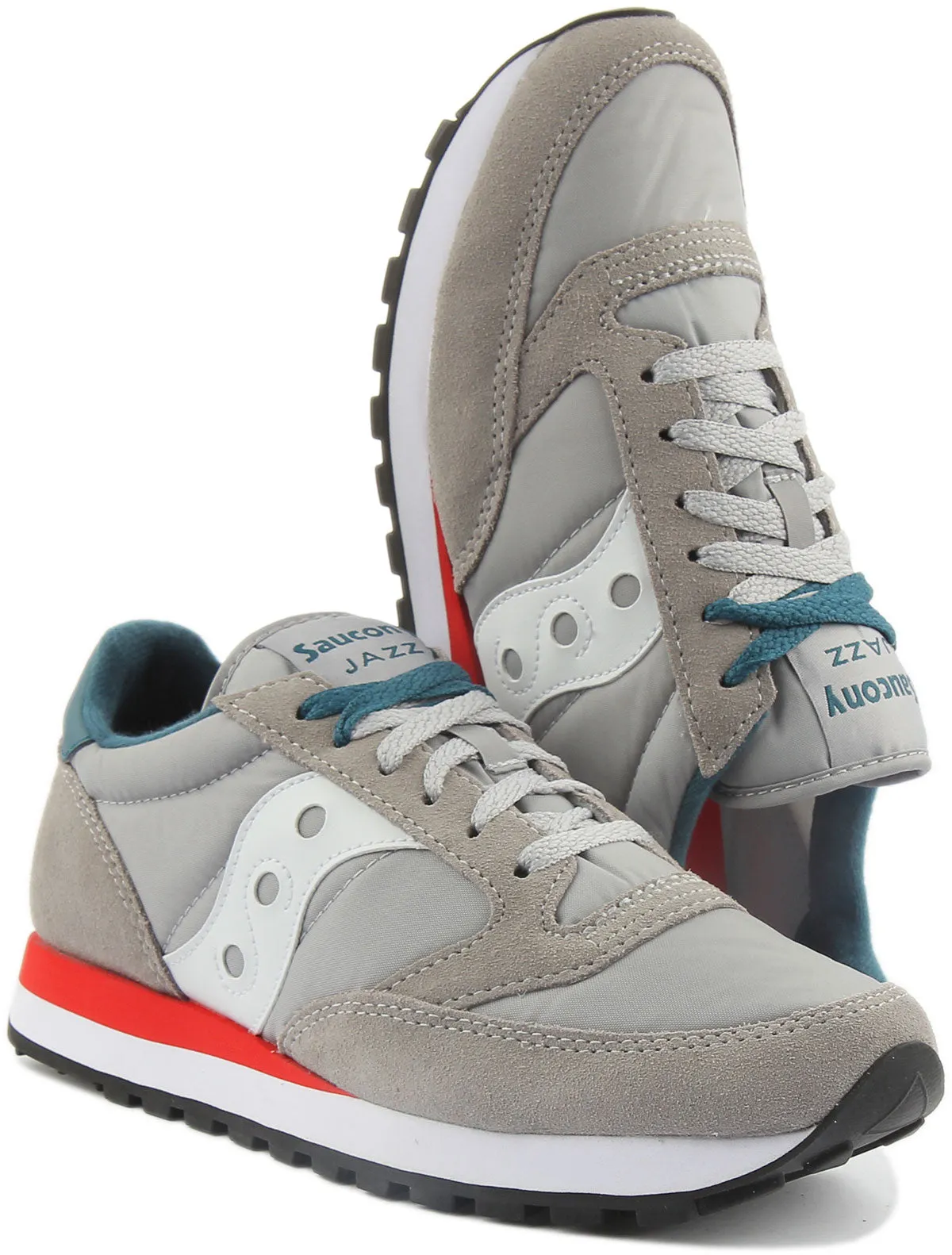 Saucony Jazz Original Zapatillas de deporte de nylon con cordones para hombre en verde