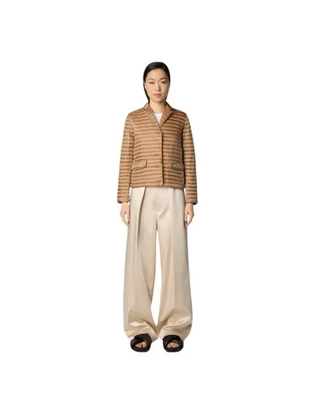 SAVE THE DUCK Chaqueta Iva Shirt Mujer Biscuit Beige