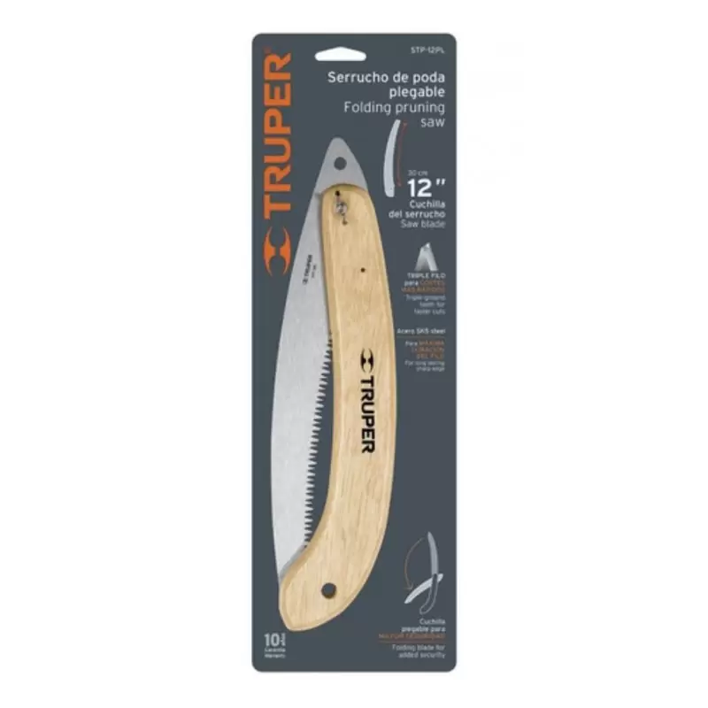 Serrucho Curvo Poda 10" M/MA Plegable 18178 Truper