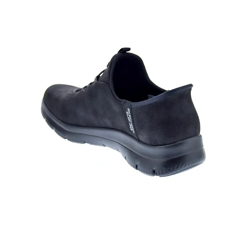 SKECHERS ZAPATILLAS MUJER SUMMITS SLIPINS NEGRO