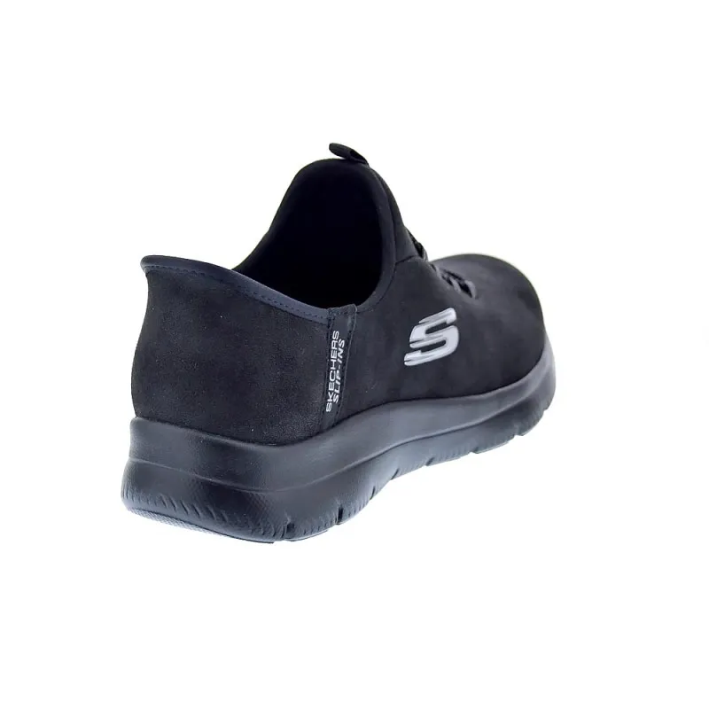 SKECHERS ZAPATILLAS MUJER SUMMITS SLIPINS NEGRO