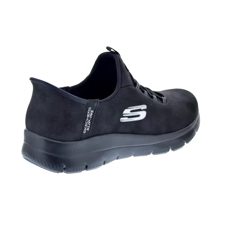 SKECHERS ZAPATILLAS MUJER SUMMITS SLIPINS NEGRO