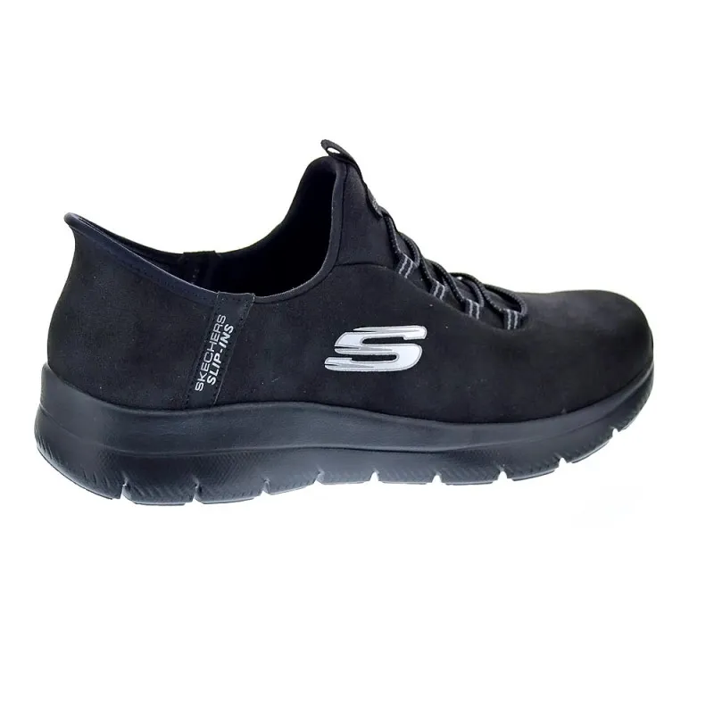 SKECHERS ZAPATILLAS MUJER SUMMITS SLIPINS NEGRO