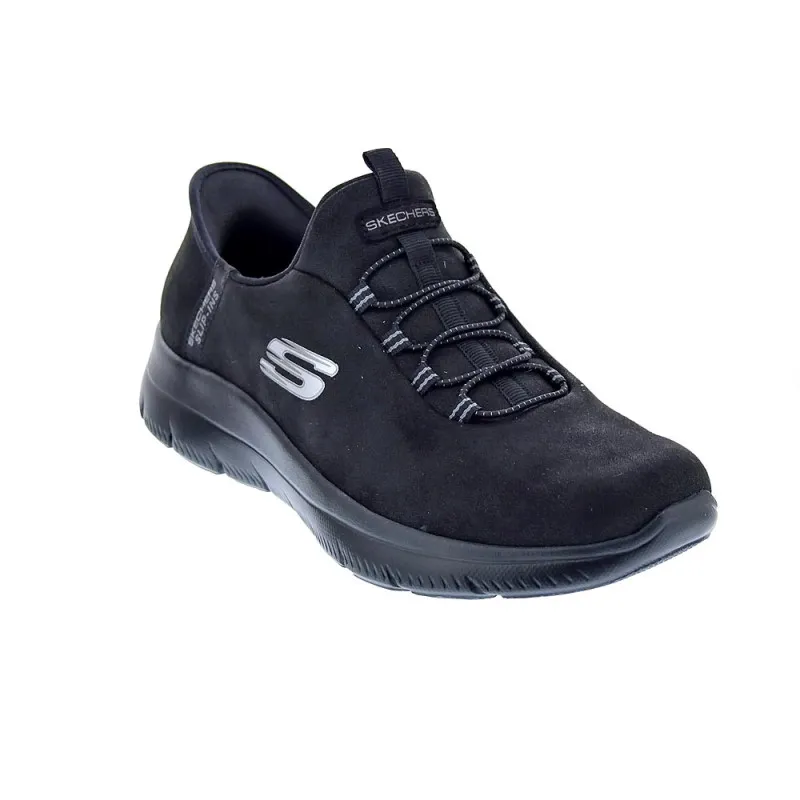 SKECHERS ZAPATILLAS MUJER SUMMITS SLIPINS NEGRO