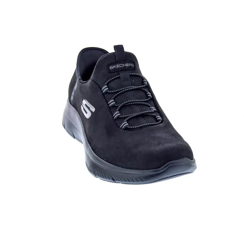 SKECHERS ZAPATILLAS MUJER SUMMITS SLIPINS NEGRO