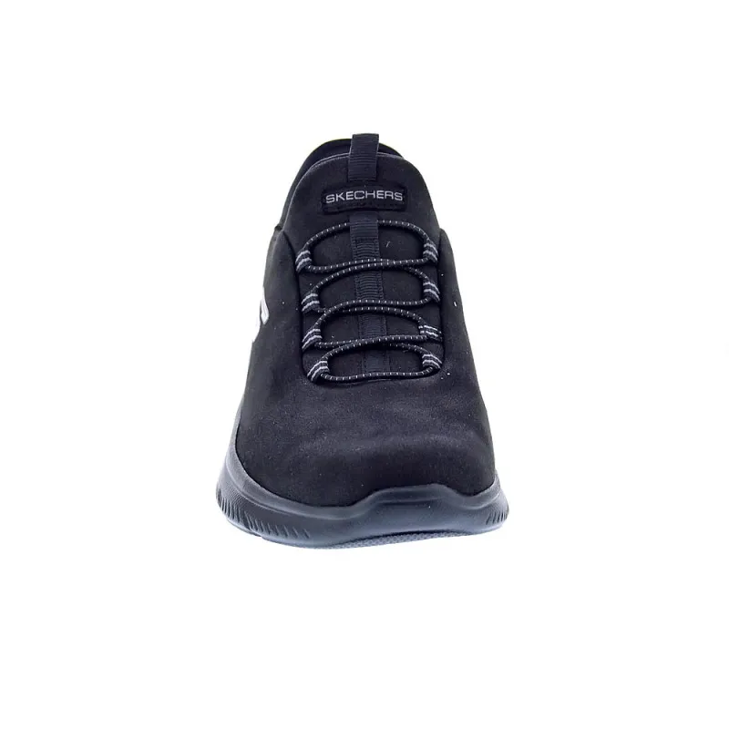 SKECHERS ZAPATILLAS MUJER SUMMITS SLIPINS NEGRO