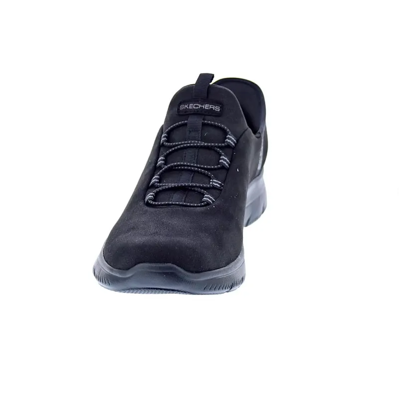 SKECHERS ZAPATILLAS MUJER SUMMITS SLIPINS NEGRO