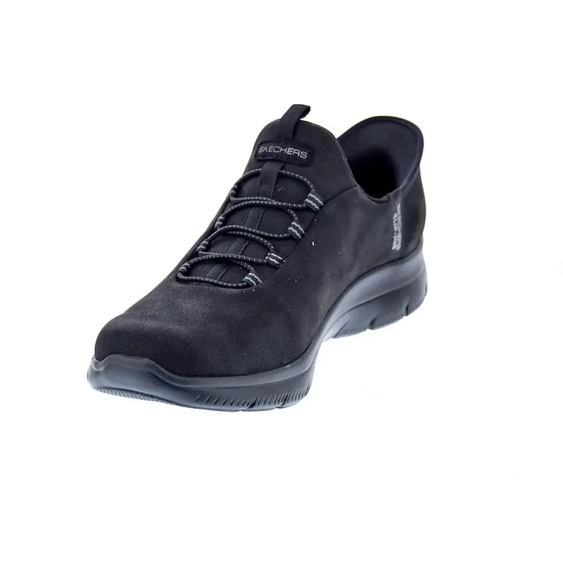 SKECHERS ZAPATILLAS MUJER SUMMITS SLIPINS NEGRO