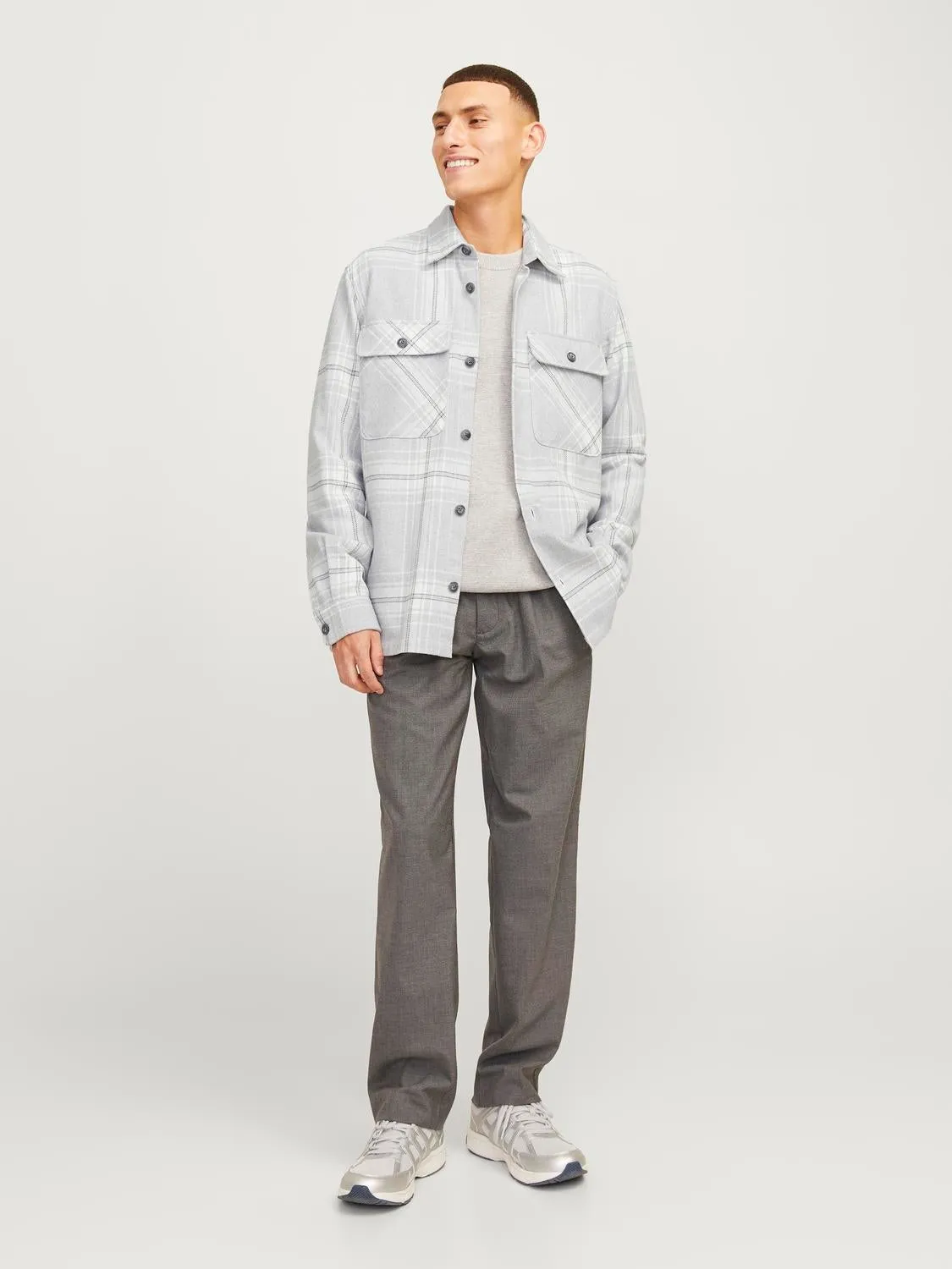 Sobrecamisa Corte comfort | Gris intermedio | Jack & Jones®