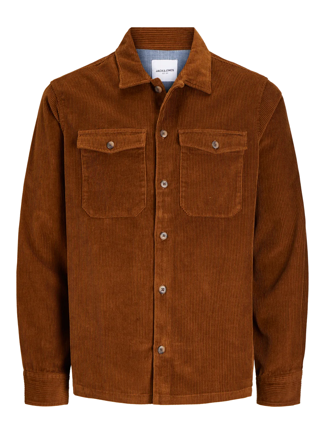 Sobrecamisa Corte comfort | Marrón oscuro | Jack & Jones®