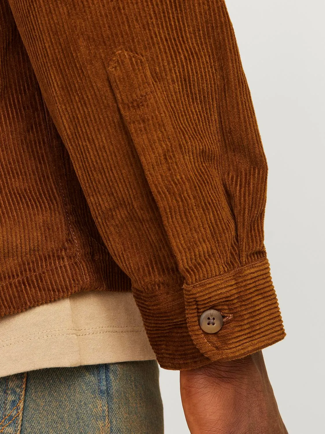 Sobrecamisa Corte comfort | Marrón oscuro | Jack & Jones®