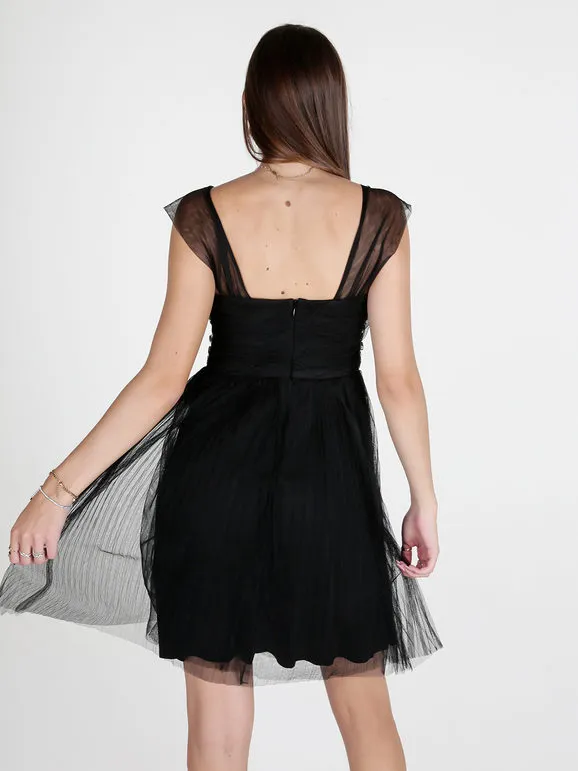 Solada Vestido de tul sin mangas para mujer