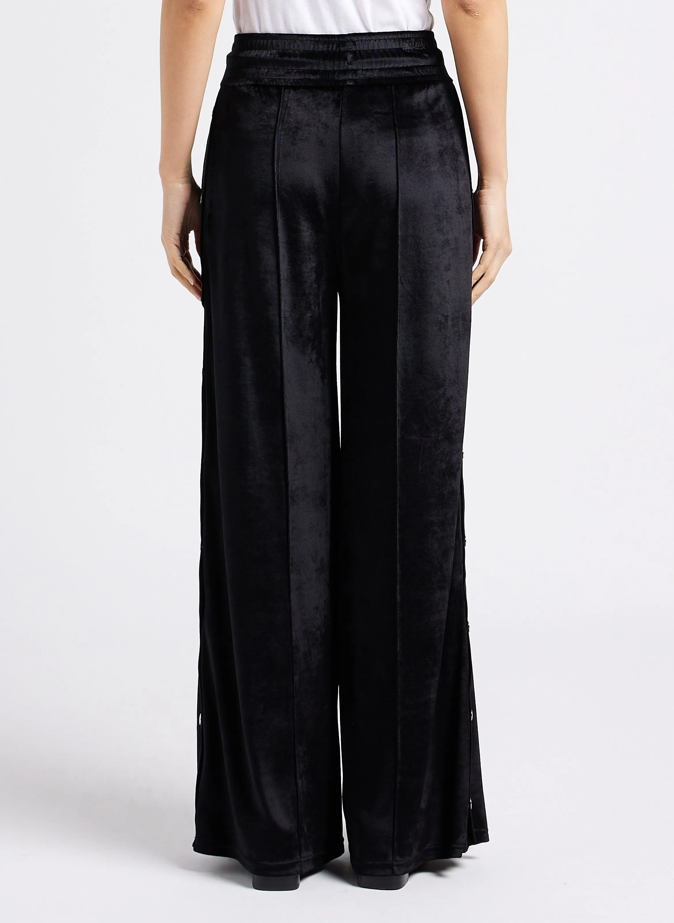 SONIA RYKIEL Pantalón ancho de tiro alto en negro
