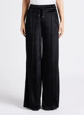 SONIA RYKIEL Pantalón ancho de tiro alto en negro
