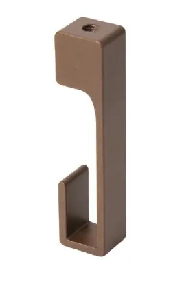 SOPORTE CENTRAL BARRA MINIMALISTA MARRON