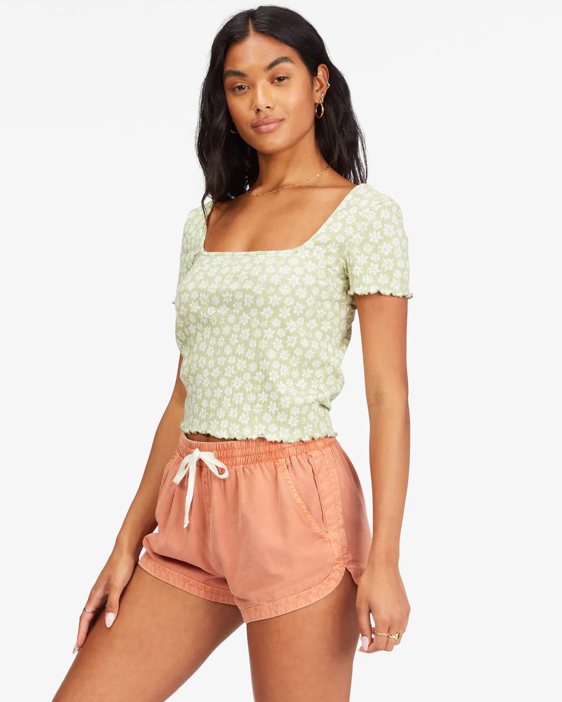 Squared Away Knit Top