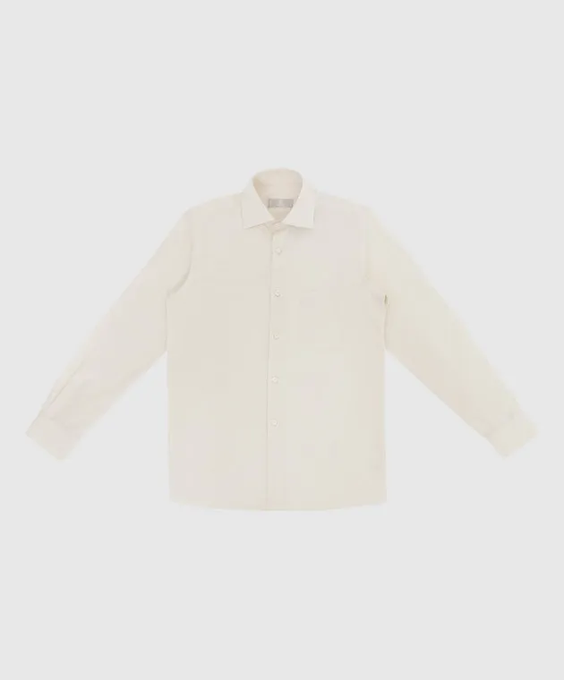 Stefano Ricci Children's light beige shirt