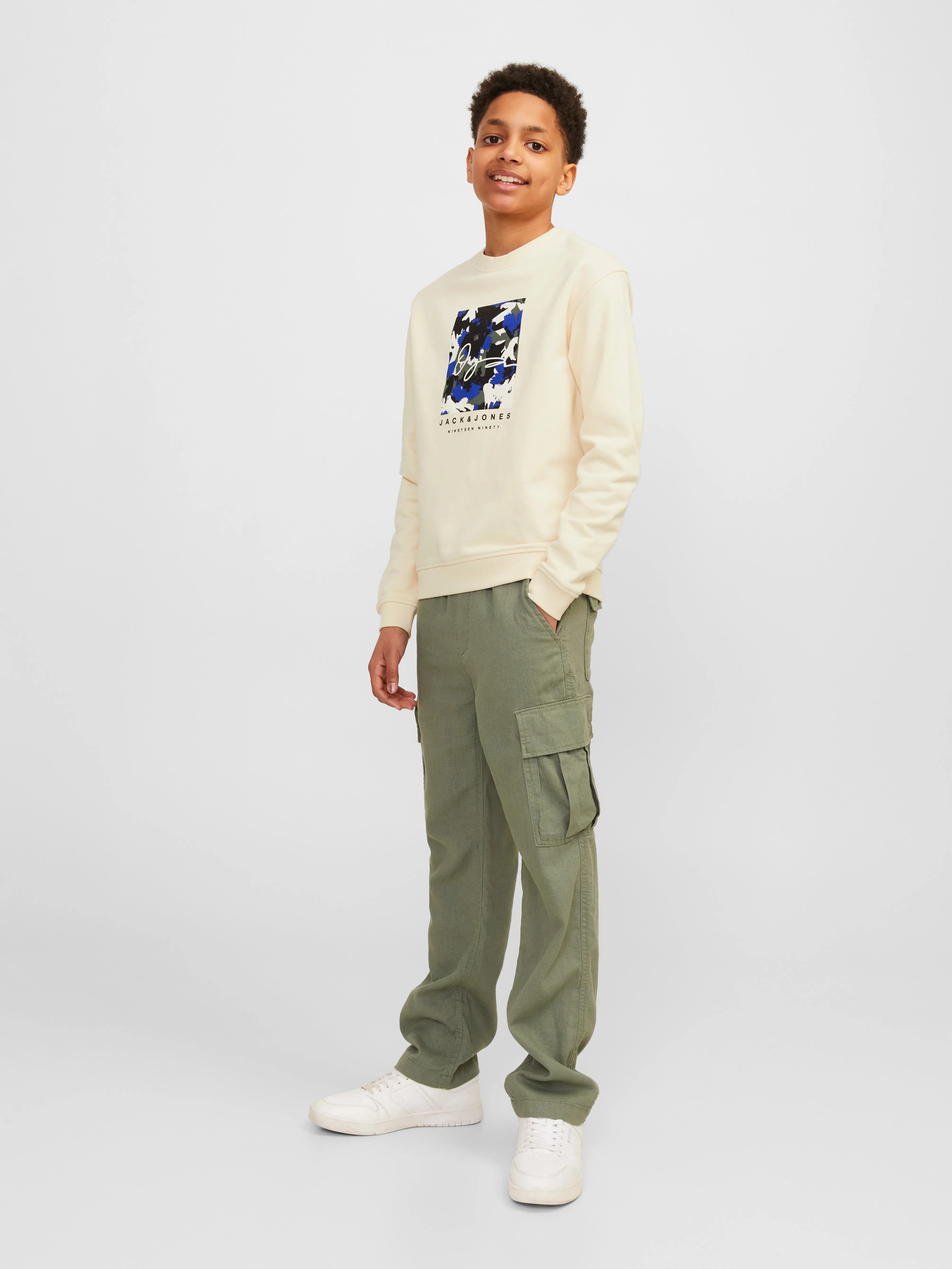 Sudadera Estampado Junior | Amarillo intermedio | Jack & Jones®