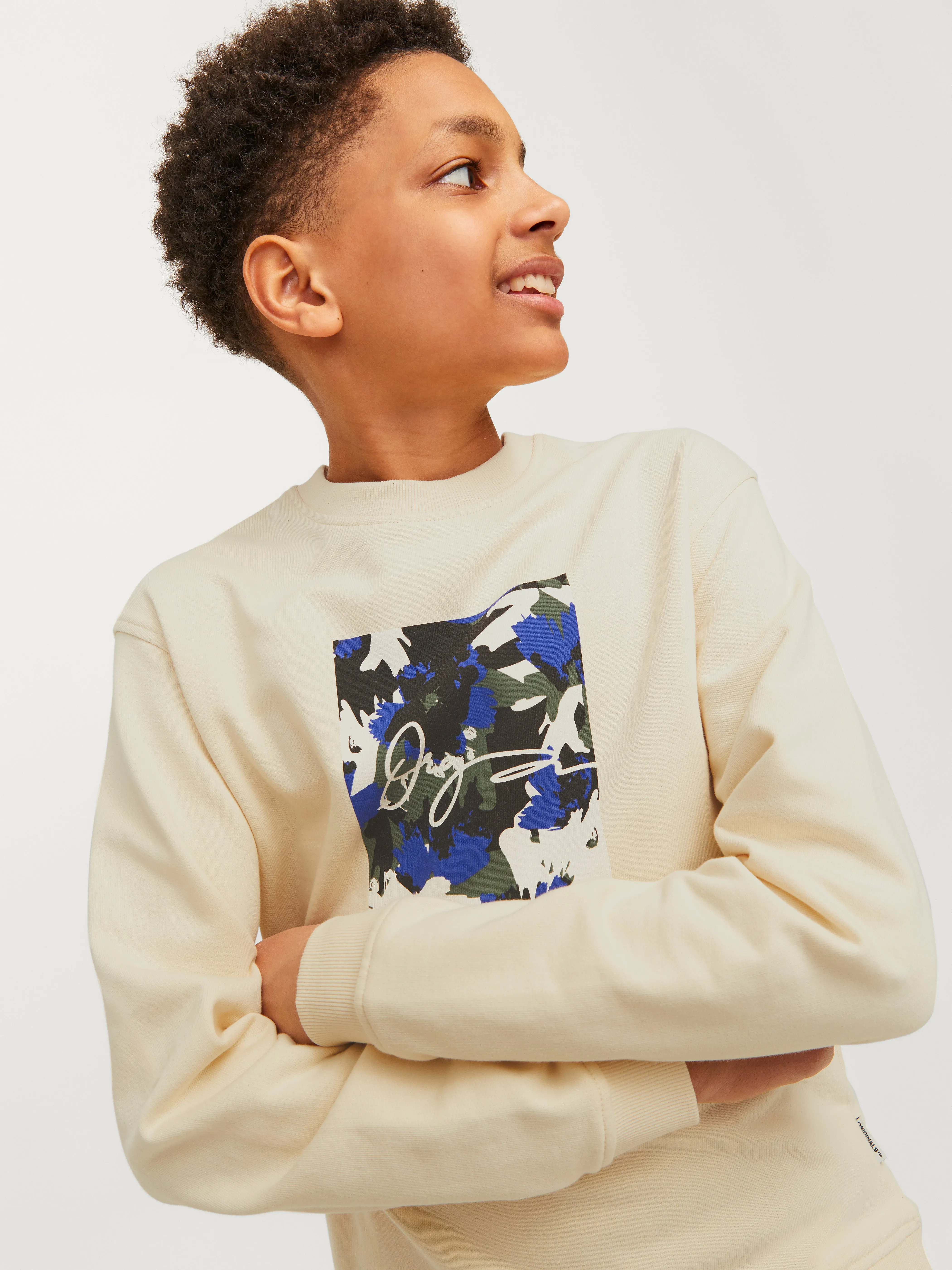 Sudadera Estampado Junior | Amarillo intermedio | Jack & Jones®