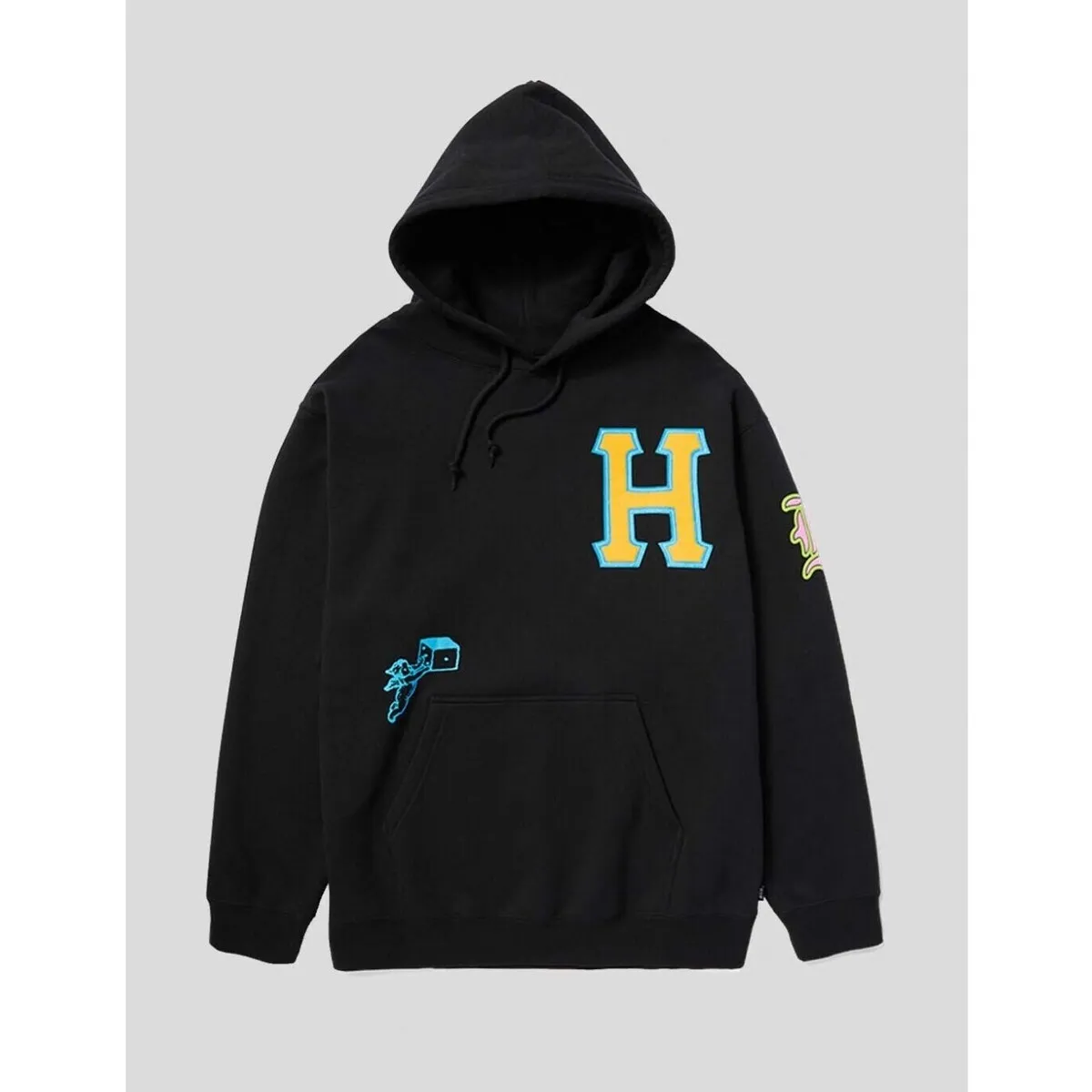 SUDADERA  FLY DIE HOODIE  BLACK