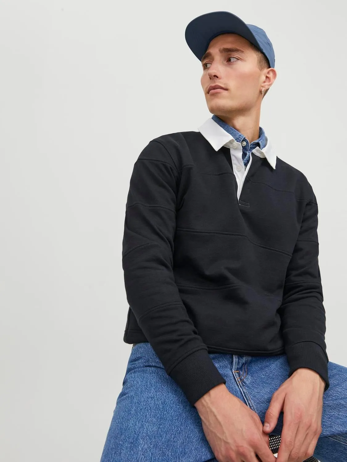 Sudadera Liso | Negro | Jack & Jones®