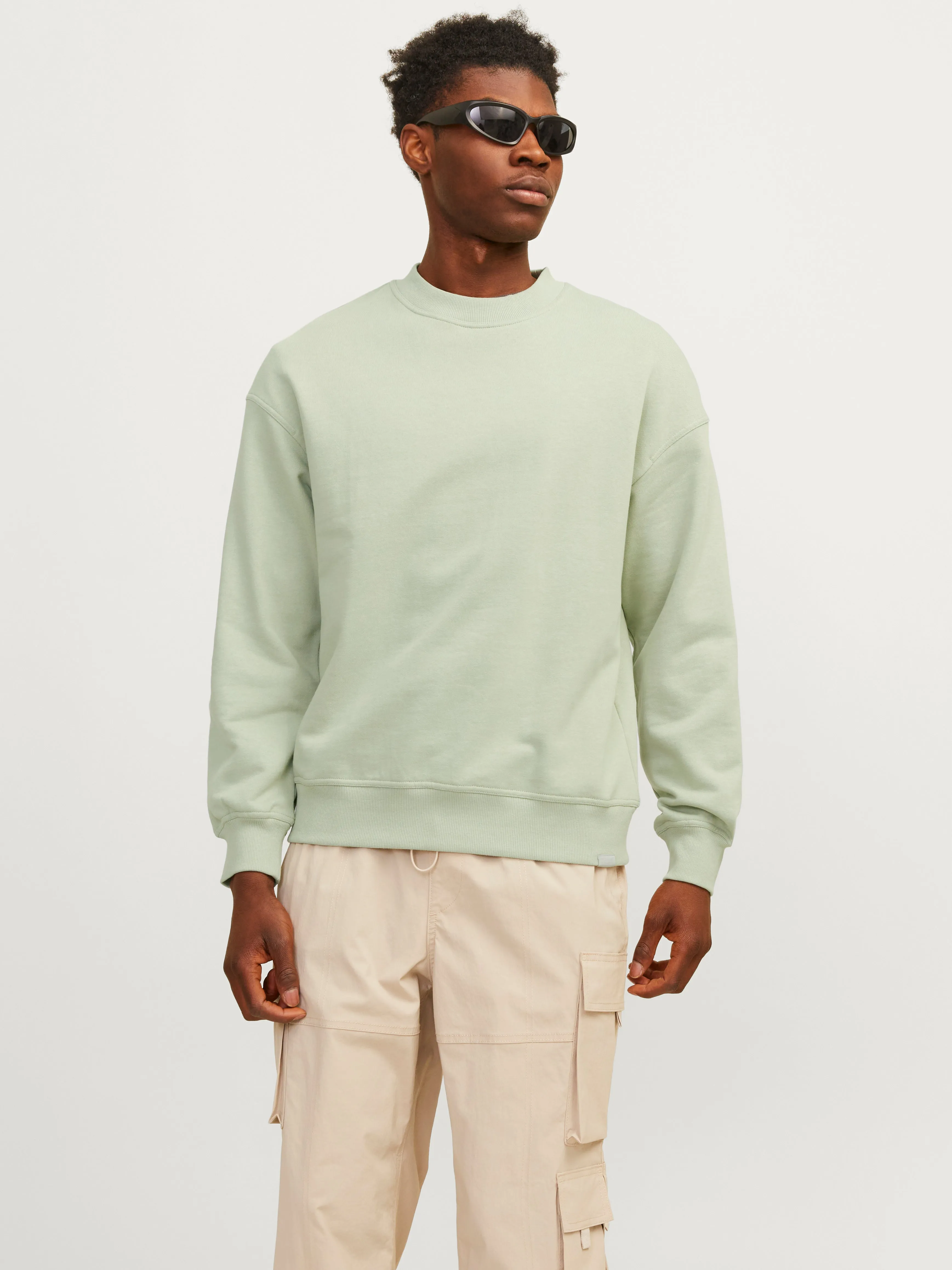 Sudadera Liso | Verde claro | Jack & Jones®