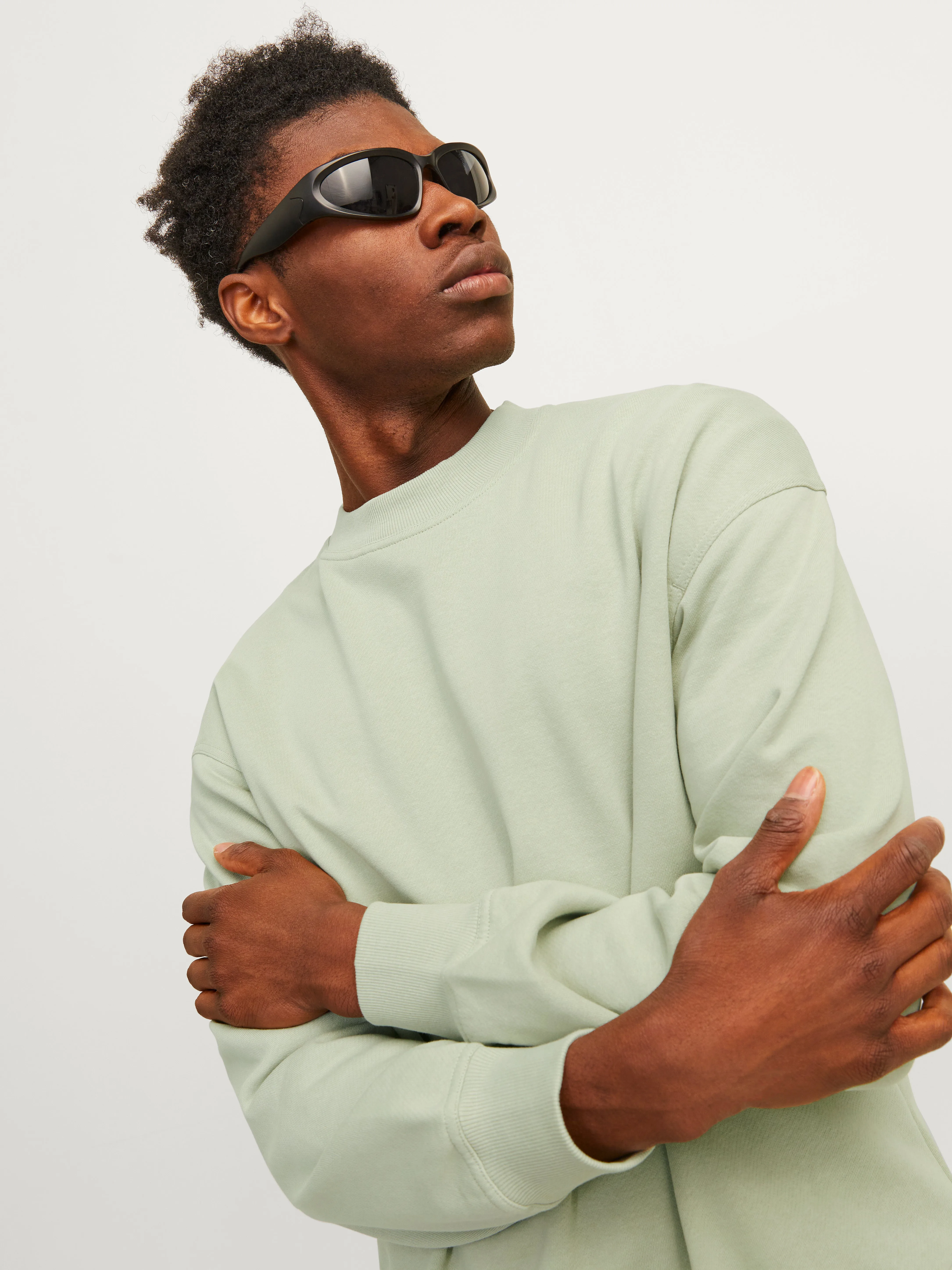 Sudadera Liso | Verde claro | Jack & Jones®