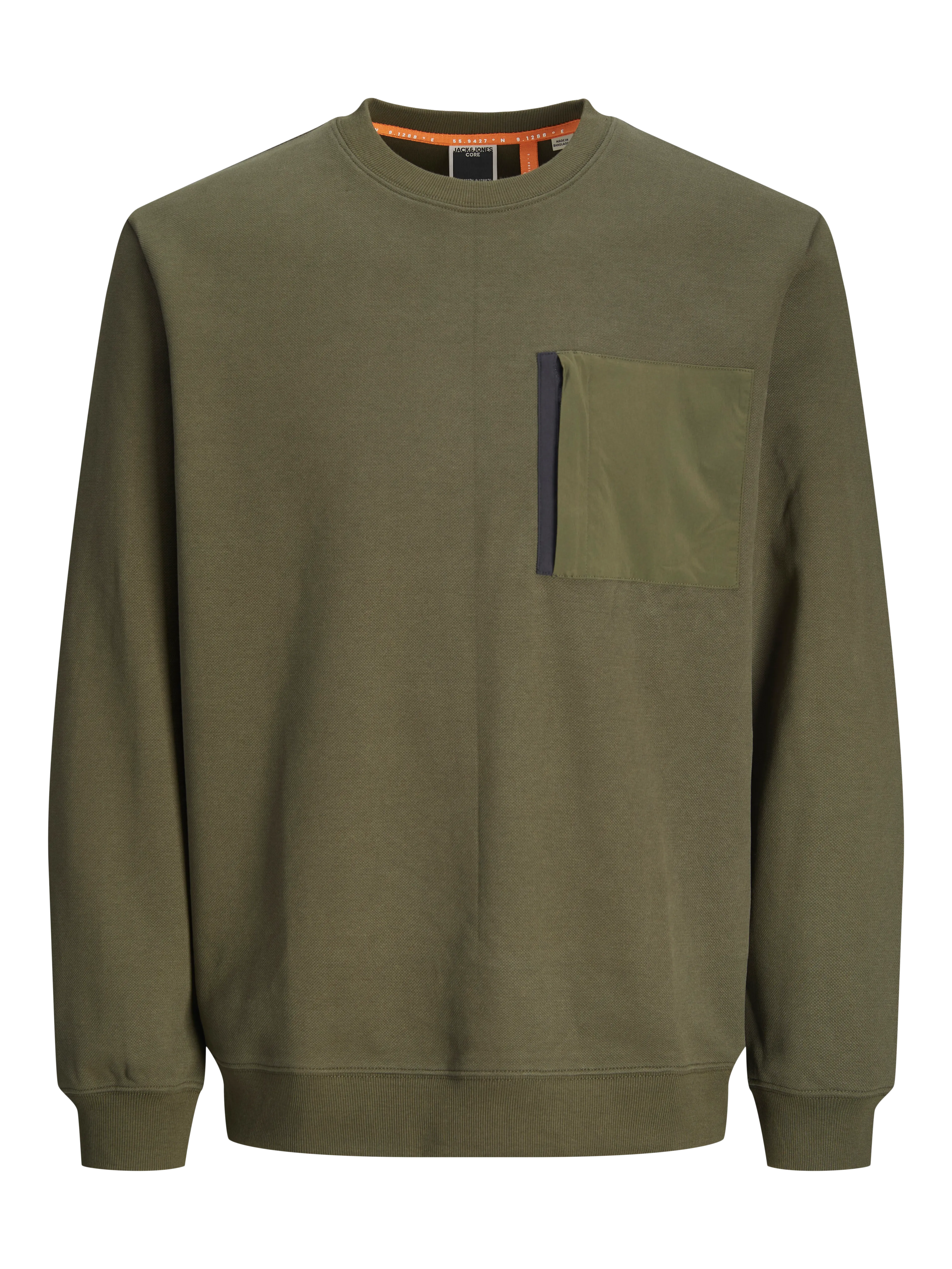 Sudadera Liso Junior | Verde oscuro | Jack & Jones®