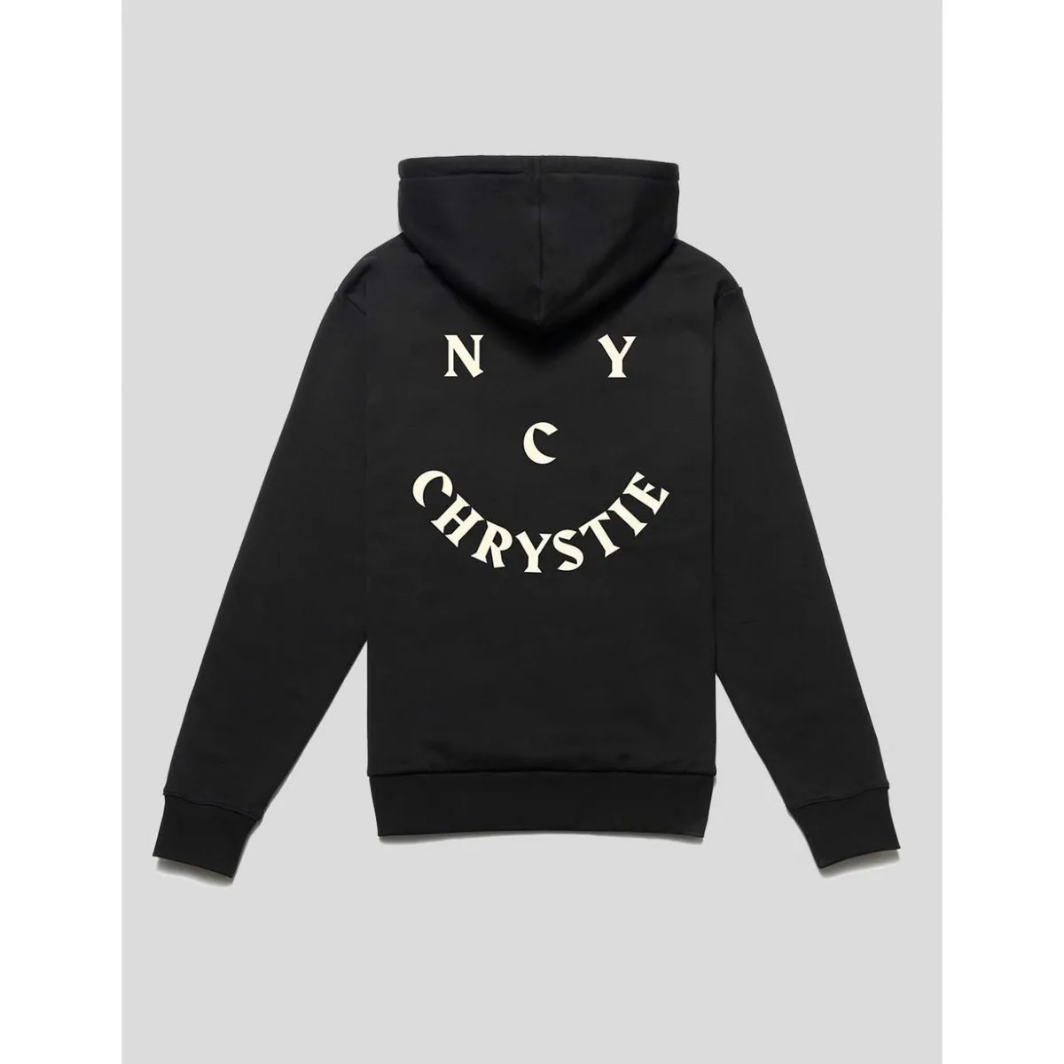SUDADERA  SMILE LOGO HOODIE BLACK