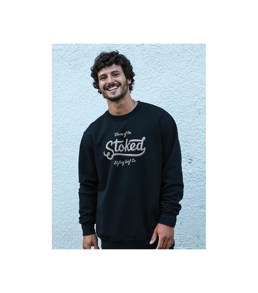 SUDADERA STYLING STOKED  NEGRO
