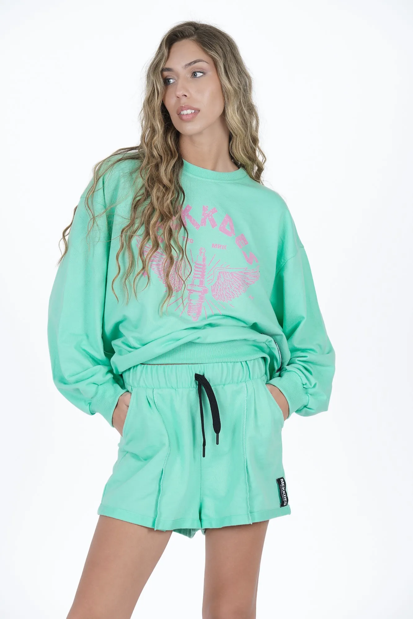Sudadera Wings of ignition turquesa
