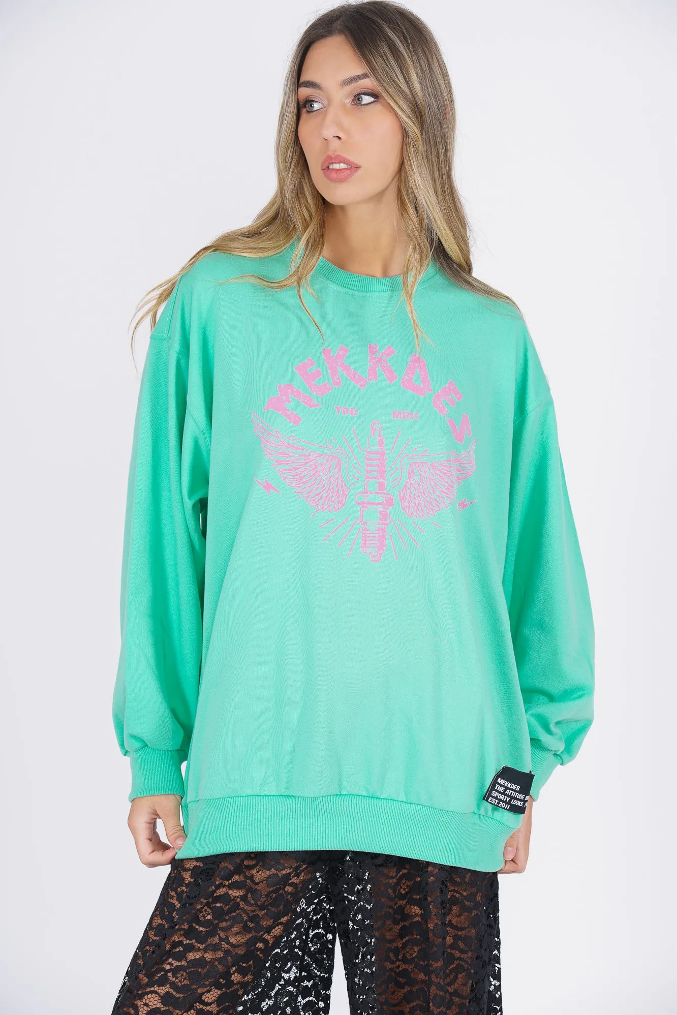 Sudadera Wings of ignition turquesa
