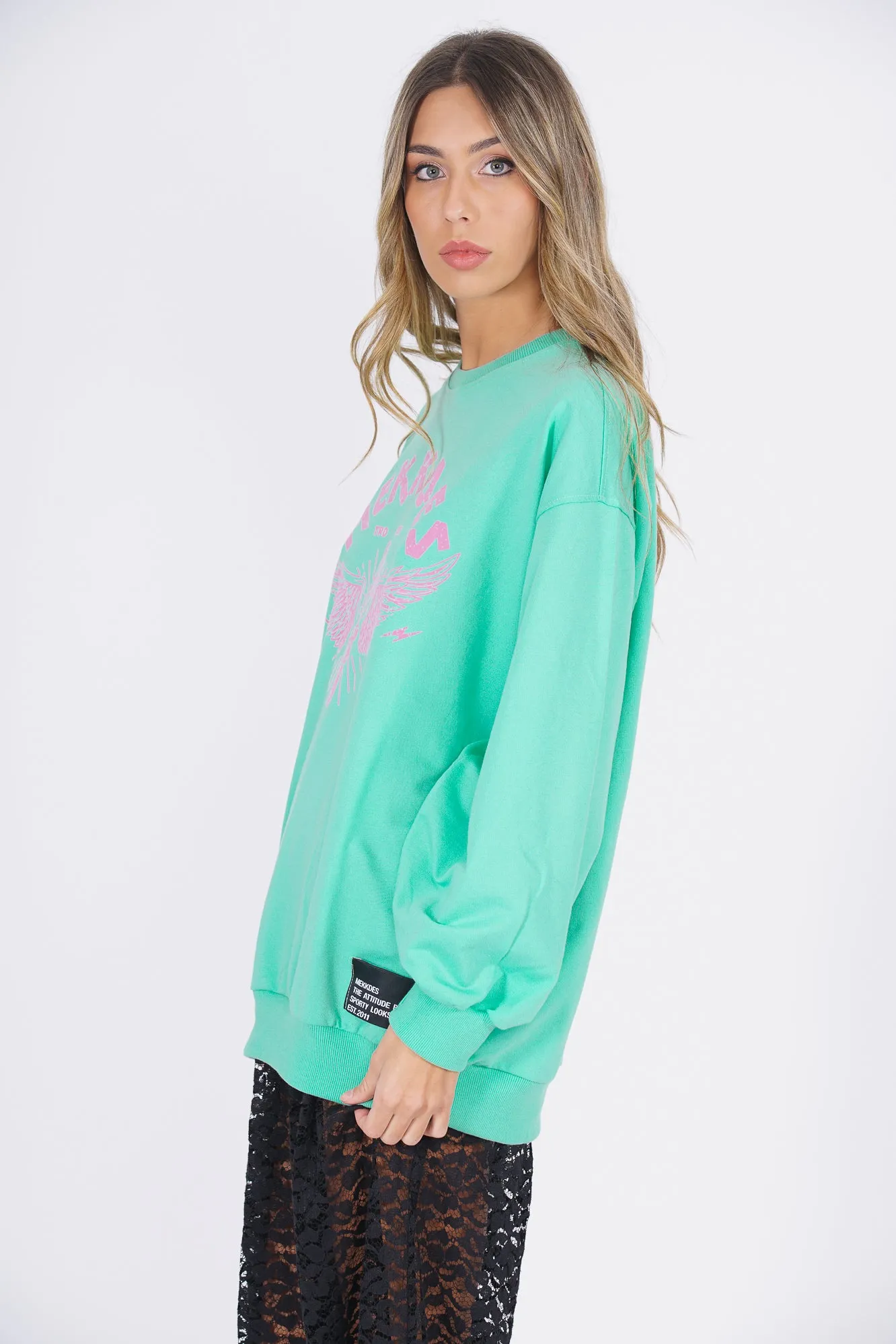 Sudadera Wings of ignition turquesa
